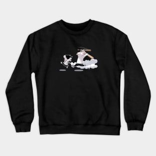 Cat Fighting !! Crewneck Sweatshirt